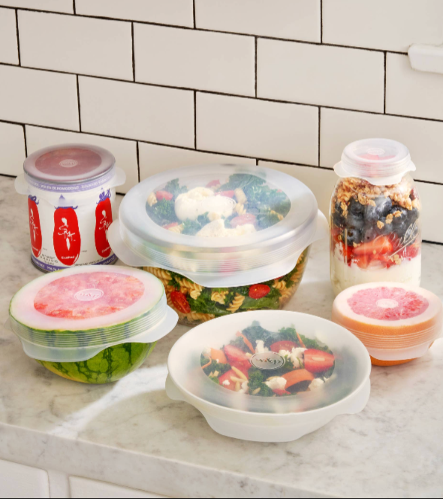 Reusable Silicone Stretch Lids - Set of 6