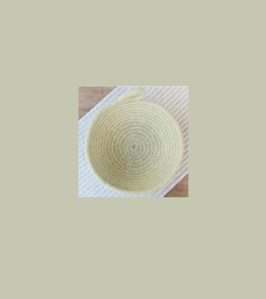 Buttercup Rope Baskets