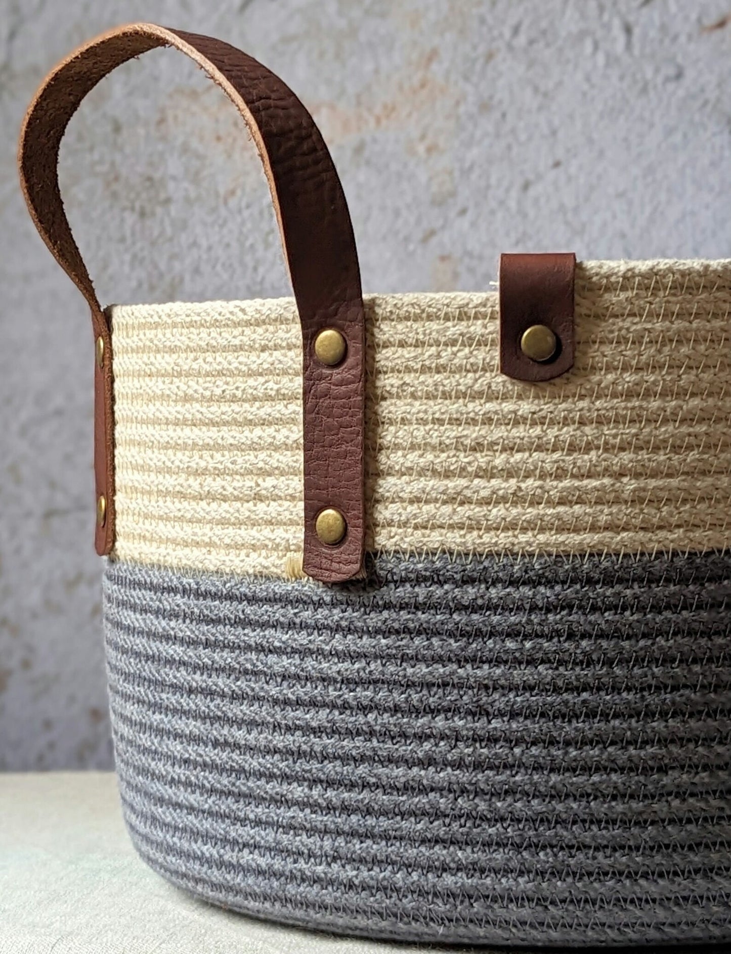 The Delphinium w/leather handles