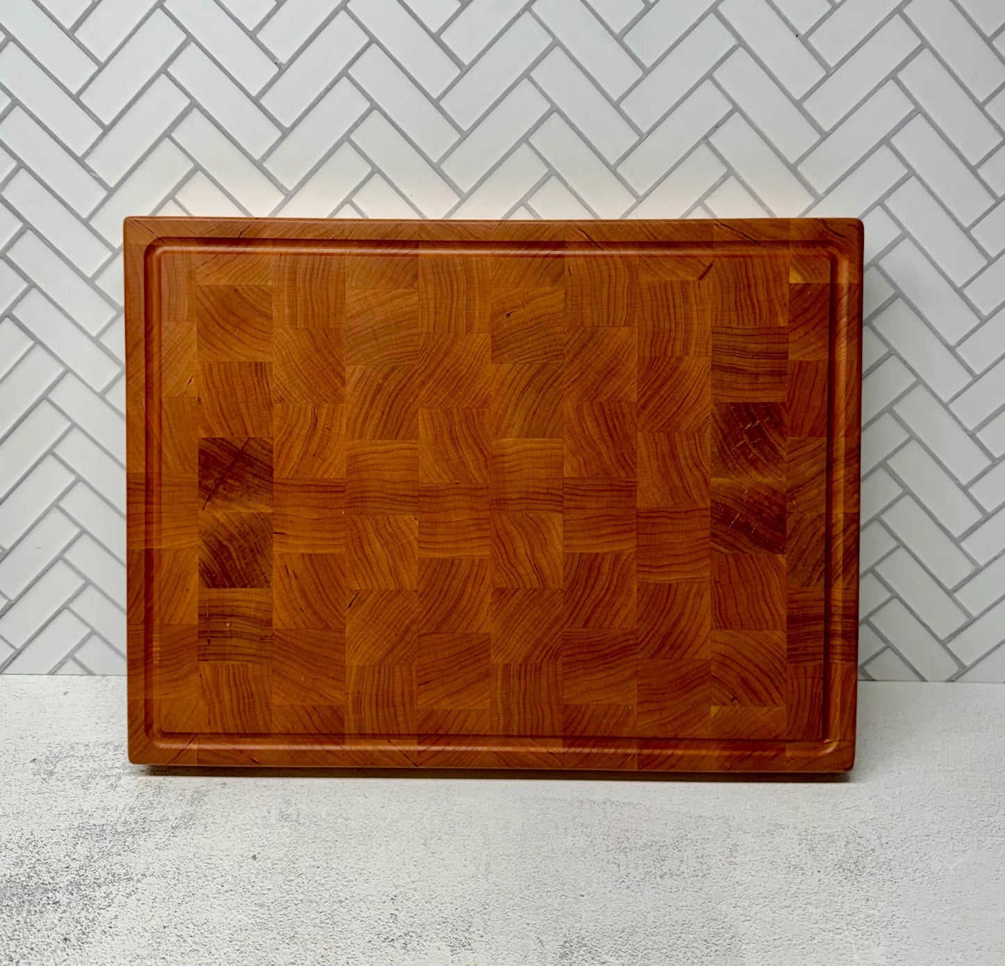 "Bar Harbor" Cherry End Grain Butcher Block