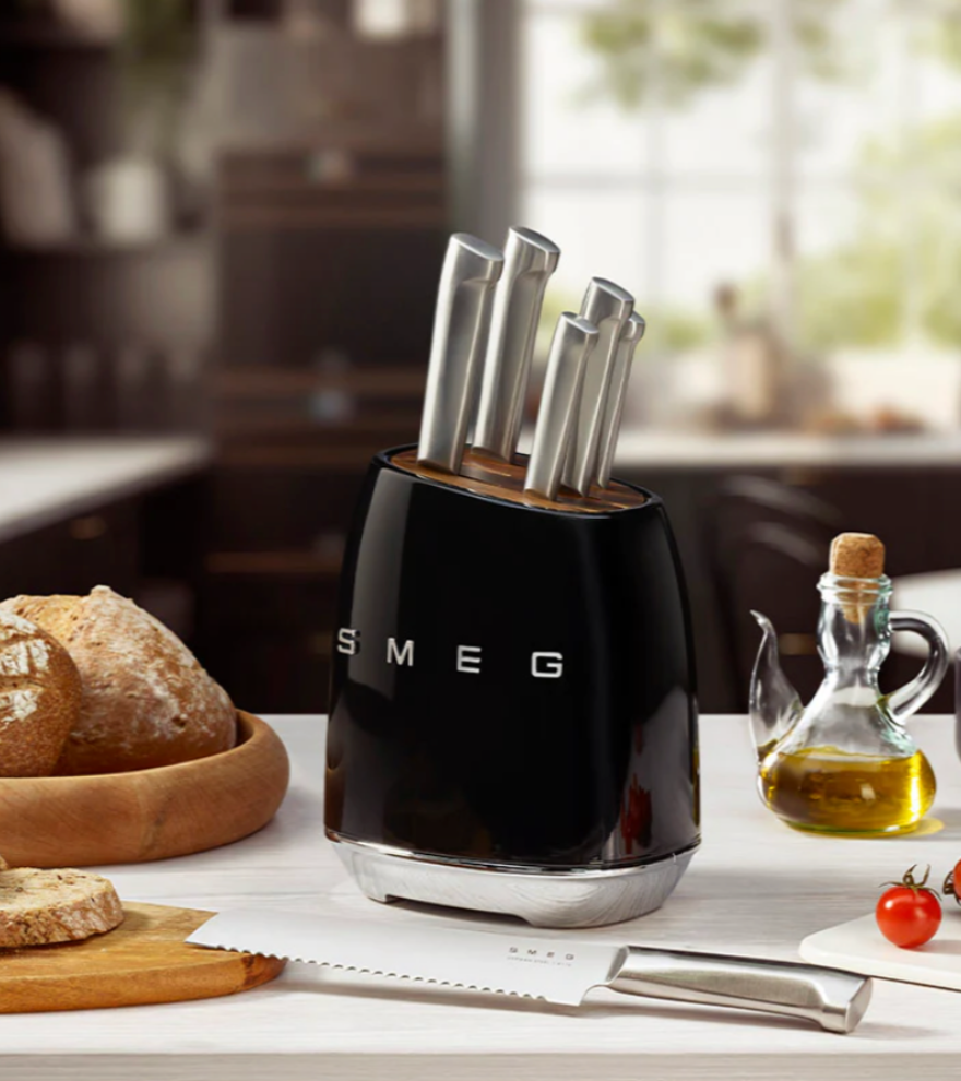SMEG Knife Block Set