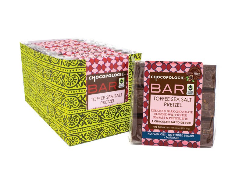 Toffee Sea Salt Pretzel Bar