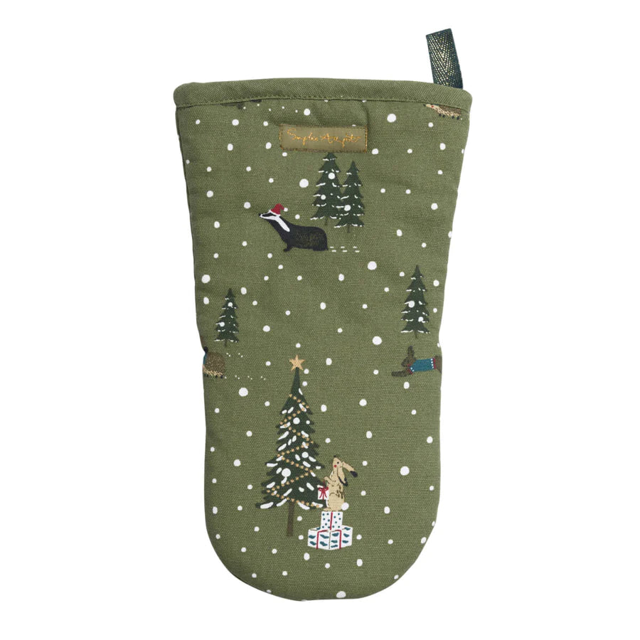 Patterned Oven Mitts