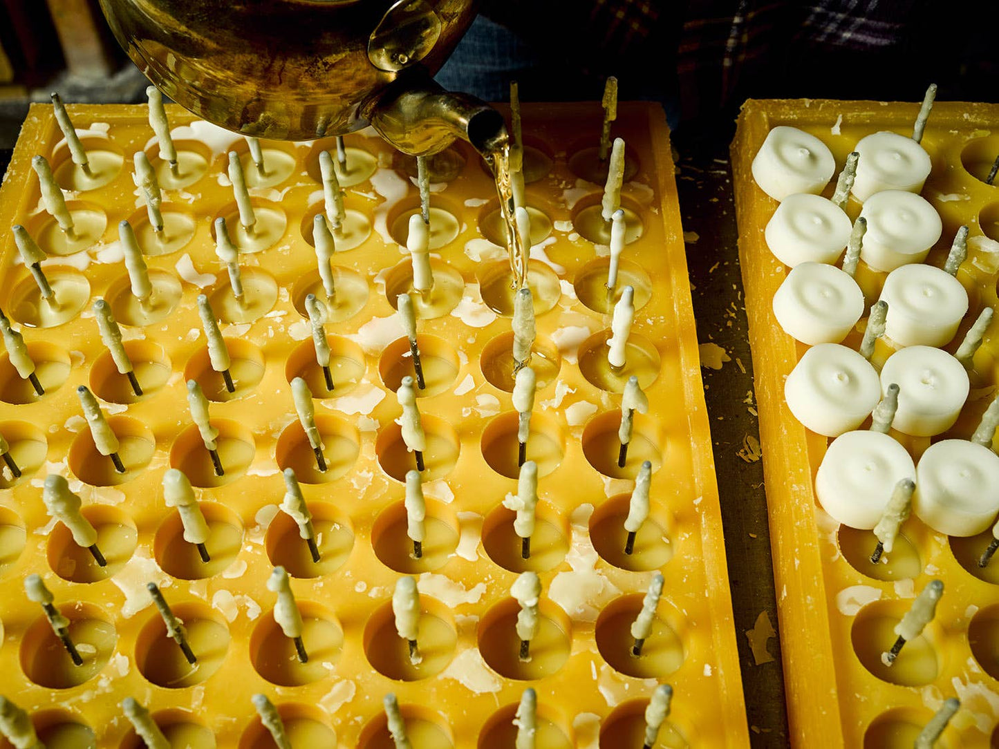 Pure Beeswax Tea Lights - Ivory