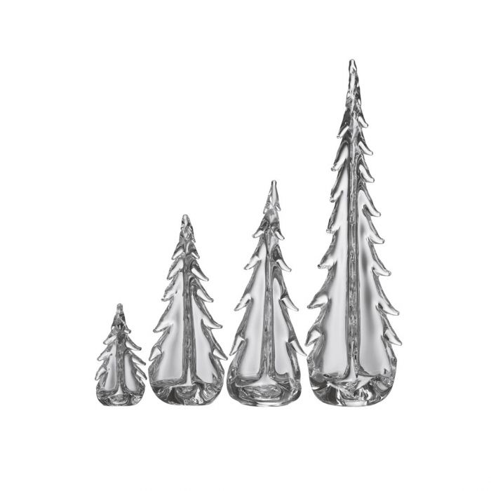 Vermont Evergreen Glass Trees