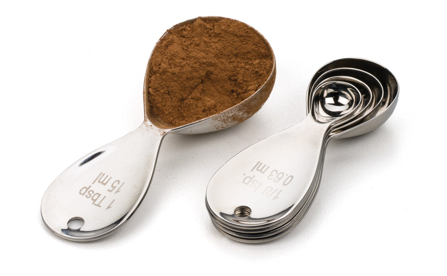 Compact “Oval” Measuring Spoons