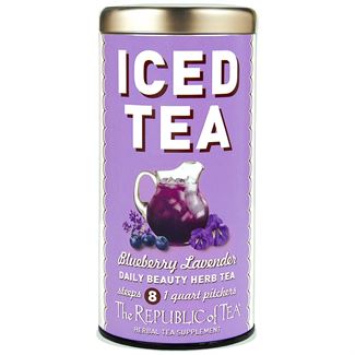 Blueberry Lavender Herbal Iced Tea