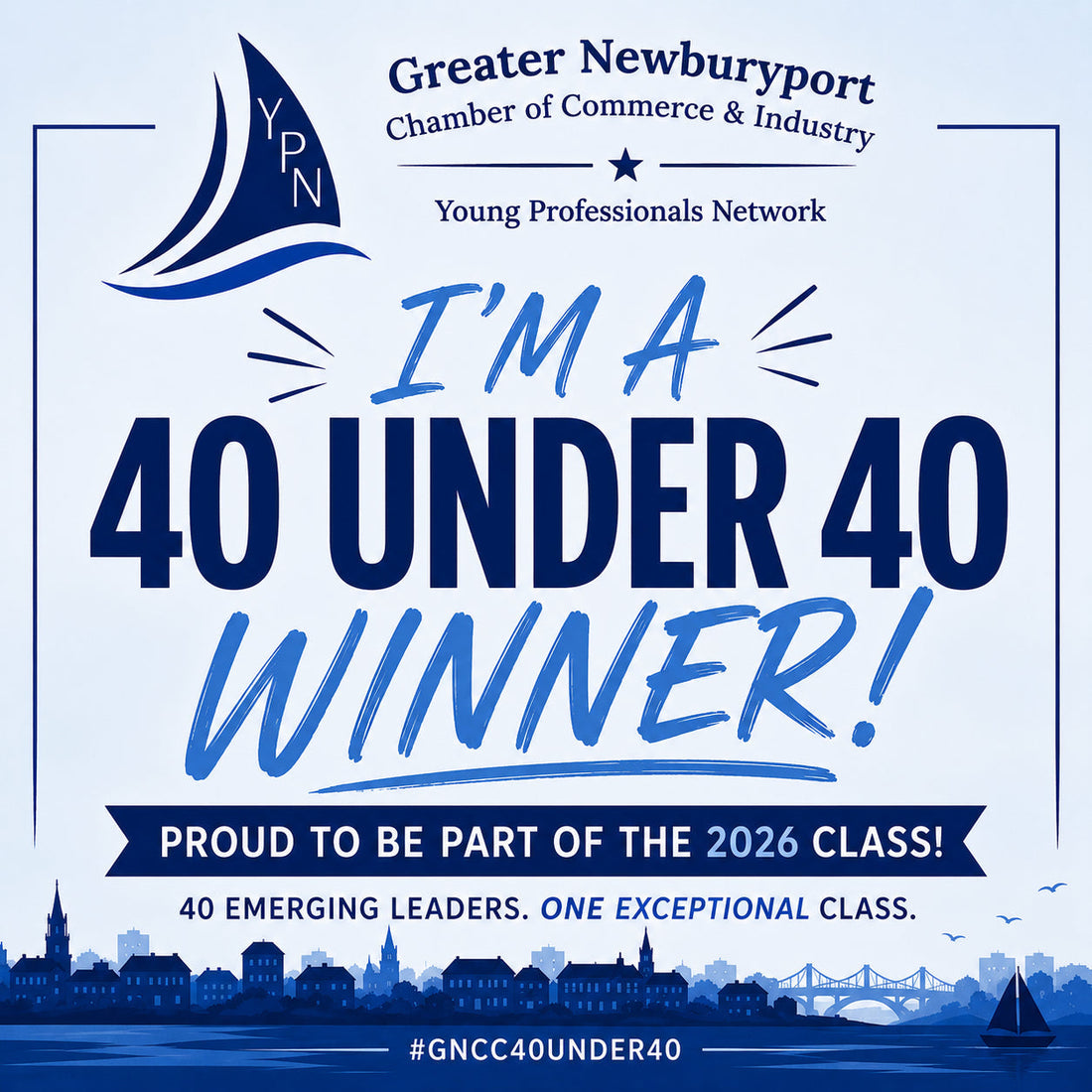 40 Under 40 Award Newburyport Chamber of Commerce & Industry| Katie Shernan Co-Owner Affamata