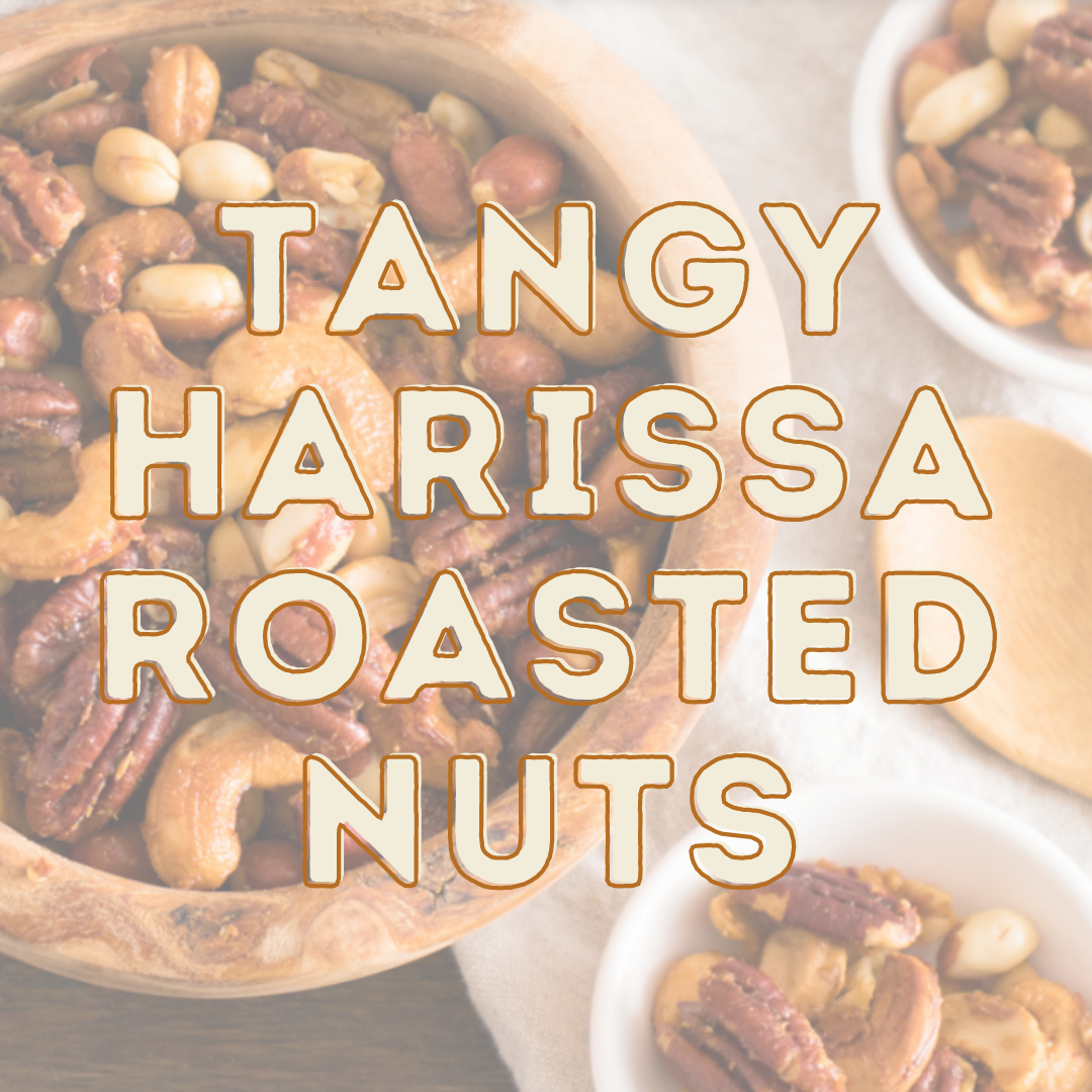 Tangy Harissa Roasted Nuts - Port Plums
