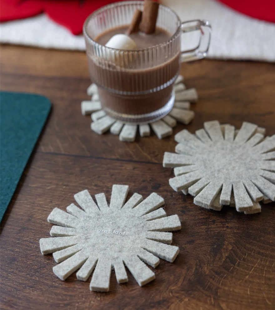 Shaped Wool Felt Trivets