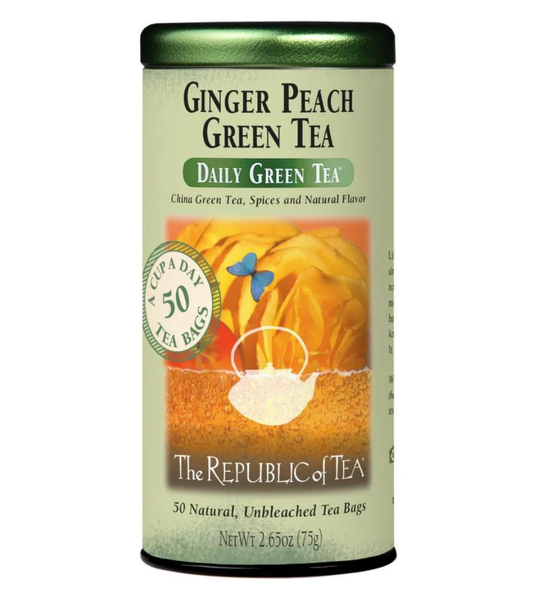 Ginger Peach Green Tea