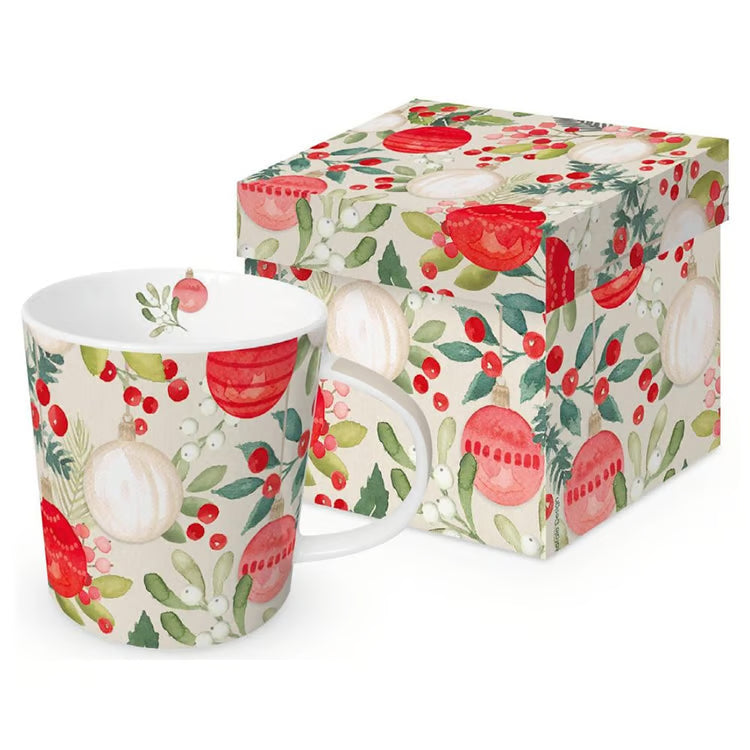 Merry Ornaments- Mug Gift Box