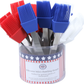Mini Silicone Brush - Assorted Red,White & Blue