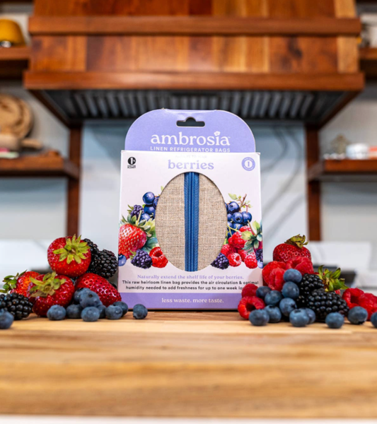 Reusable Linen Produce Bag for Berries