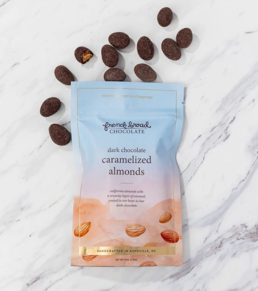 Dark Chocolate-Covered Caramelized Almonds - 6oz