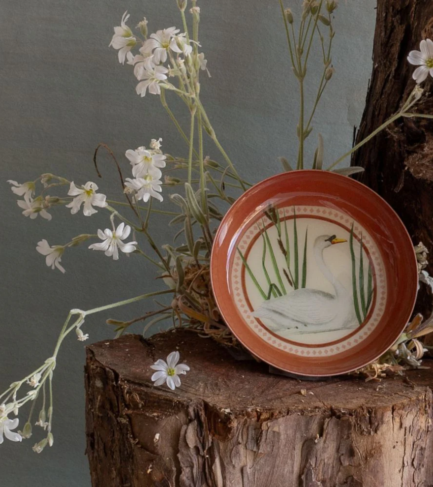 Round Enamel Tray