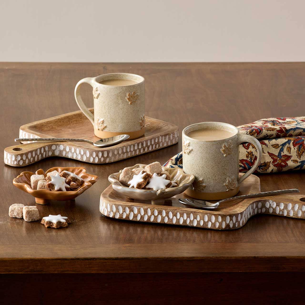 Maple Leaf Dipping Bowls