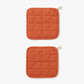 Potholders - Paprika Red