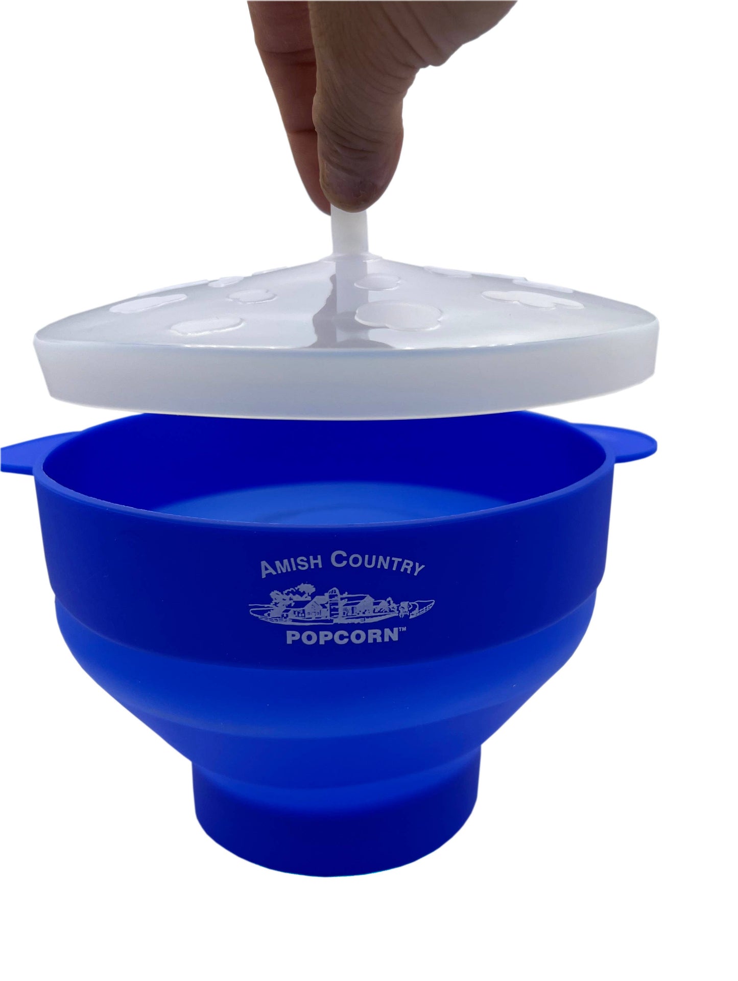 Silicone Microwave Popper: Green