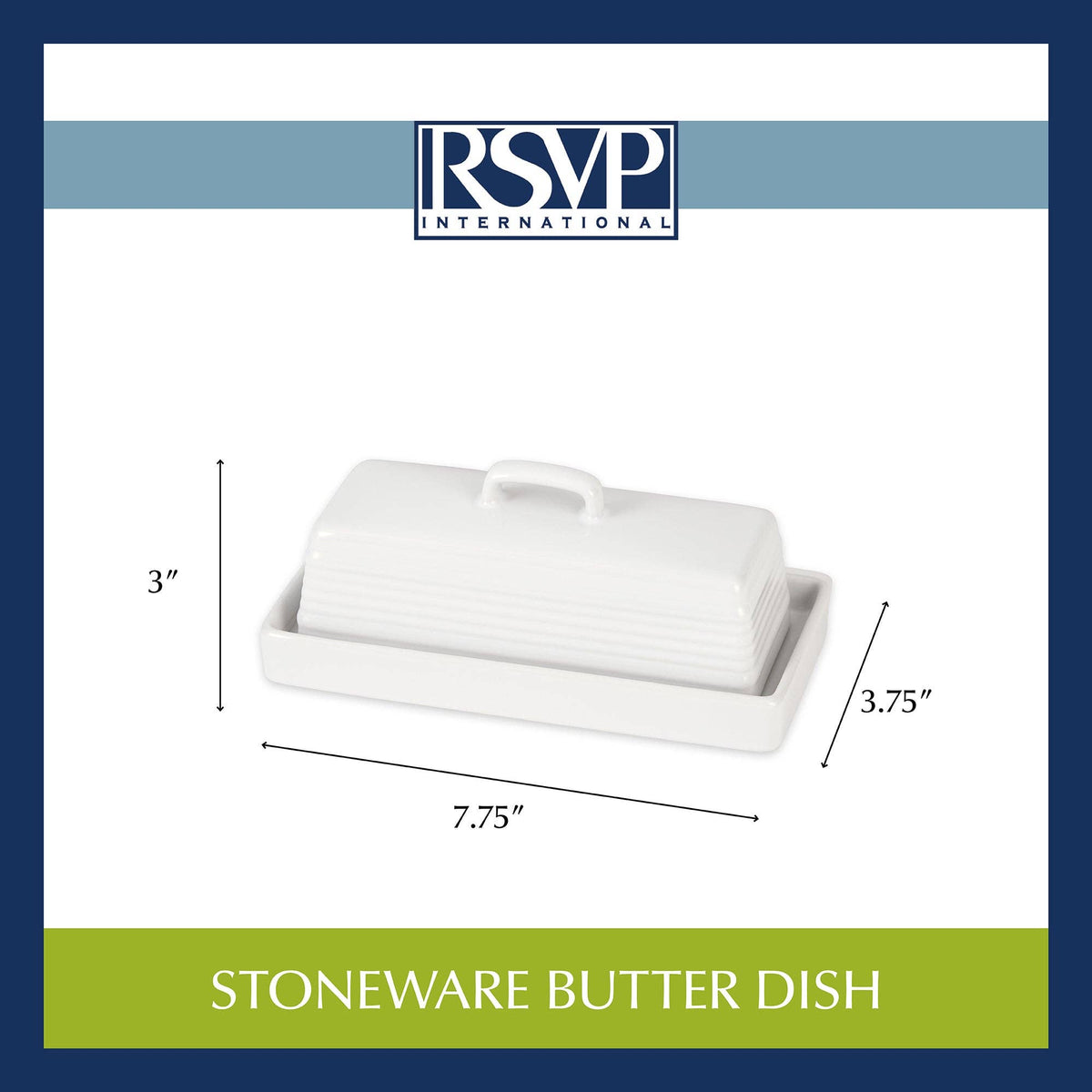 Stoneware Butter Dish