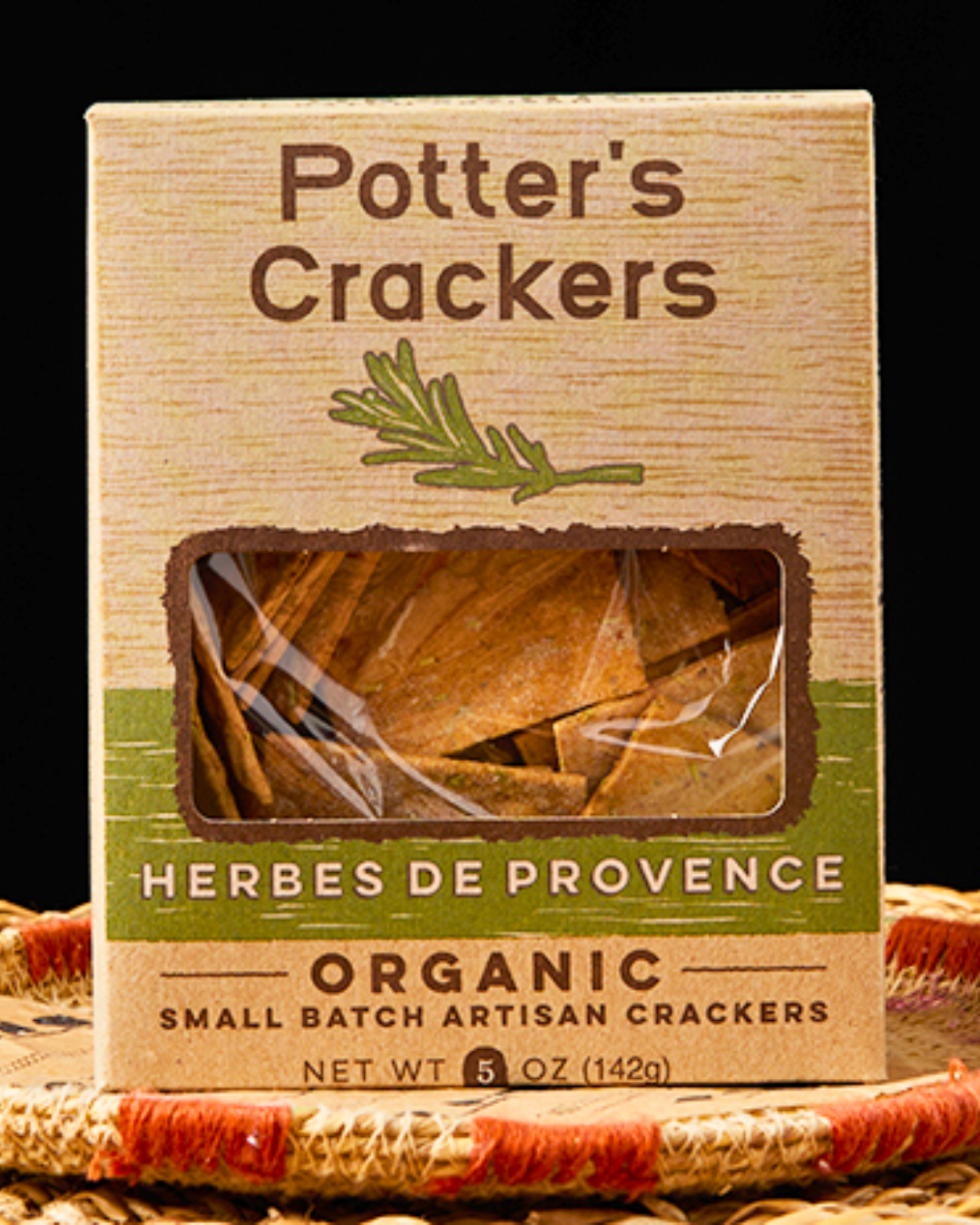 Potter's Crackers Organic Herbes de Provence Crackers