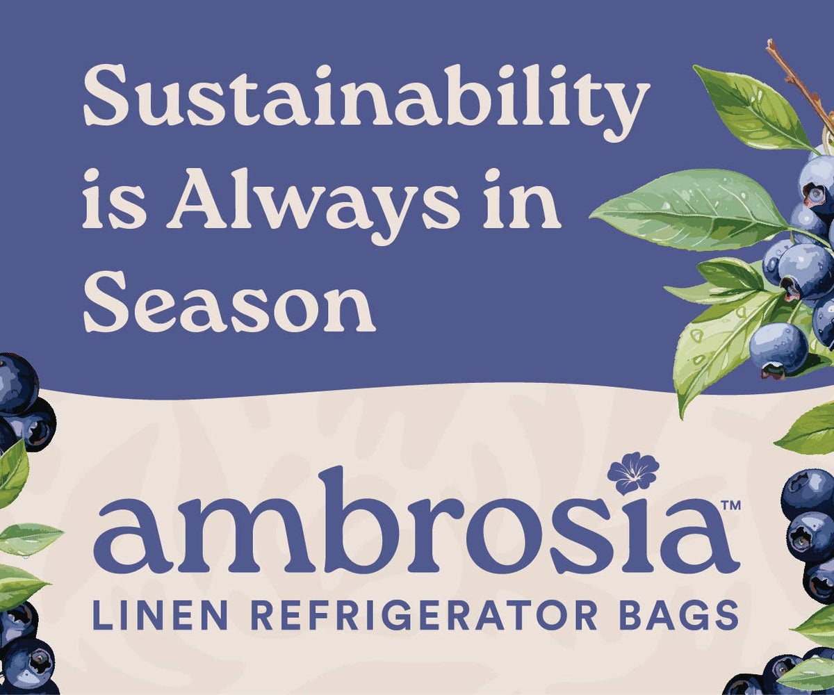 Reusable Linen Produce Bag for Berries