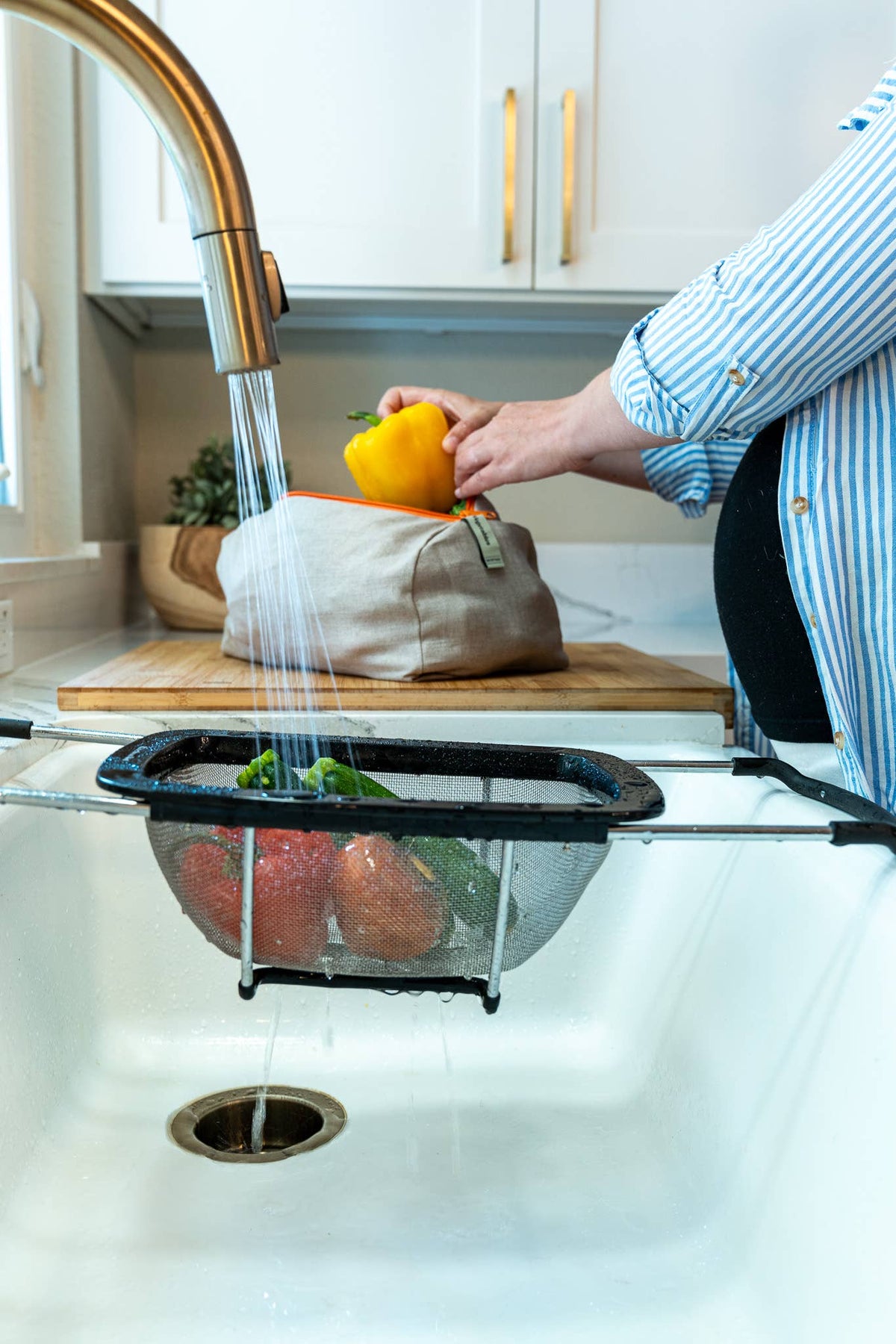 Reusable Linen Bag for Vegetables