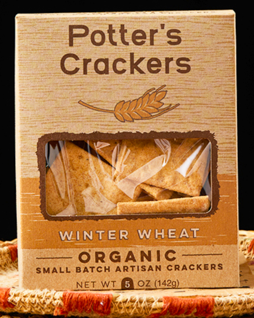 Potter's Crackers Organic Winter Wheat Crackers