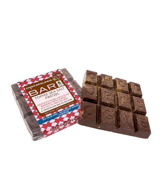 Toffee Sea Salt Pretzel Bar