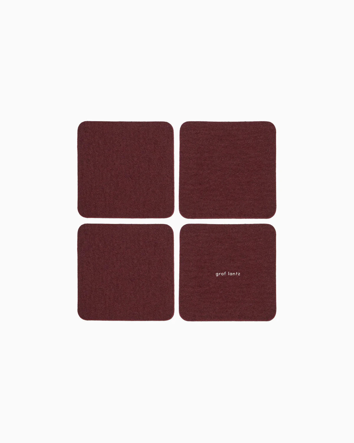 Square Felt Coasters - Sets of 4