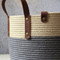 The Delphinium w/leather handles