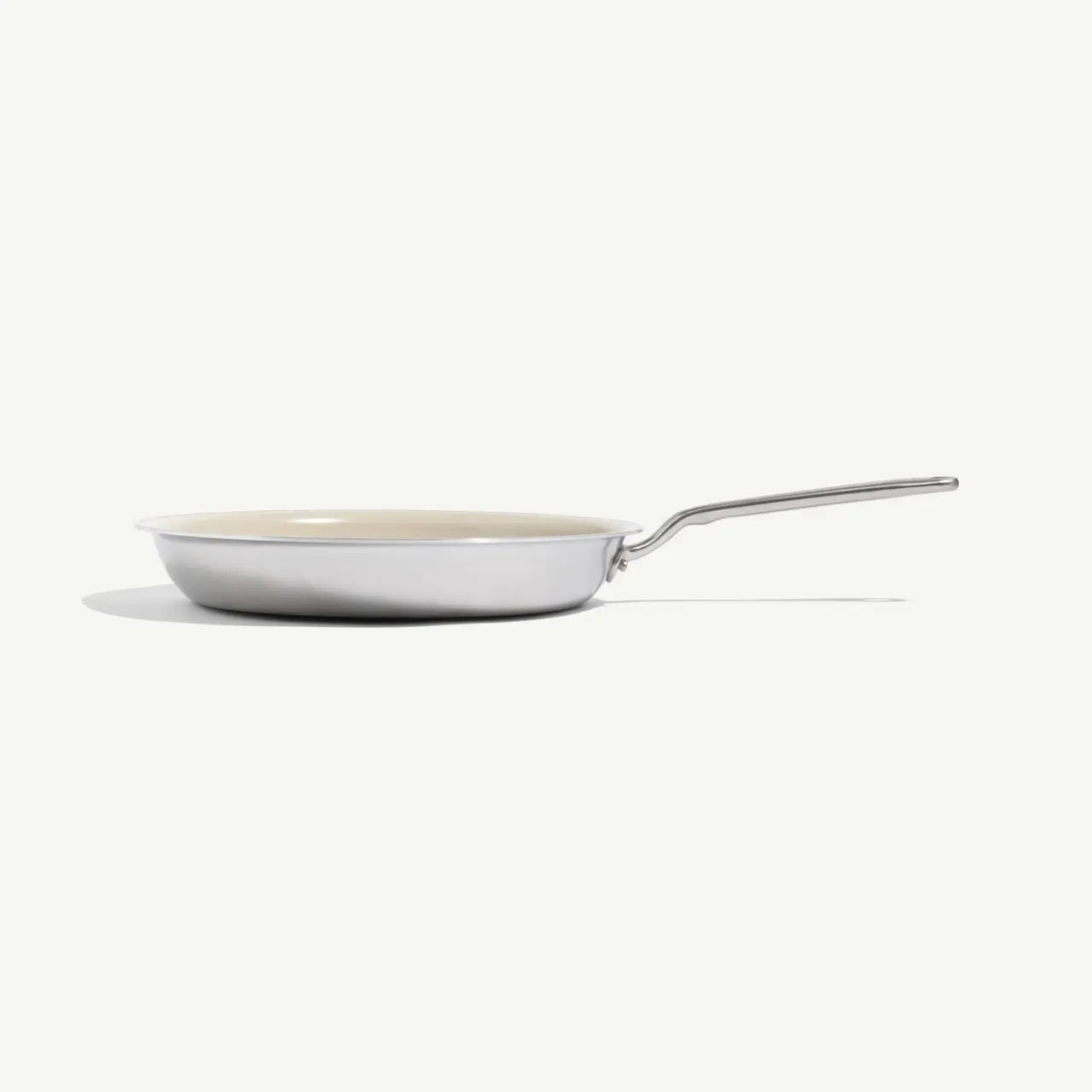 CeramiClad Frying Pan - Sand (Stainless Rims)
