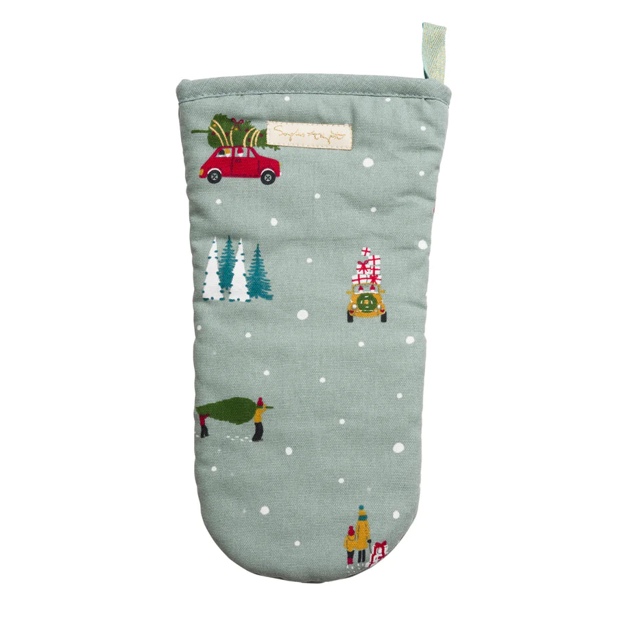Patterned Oven Mitts
