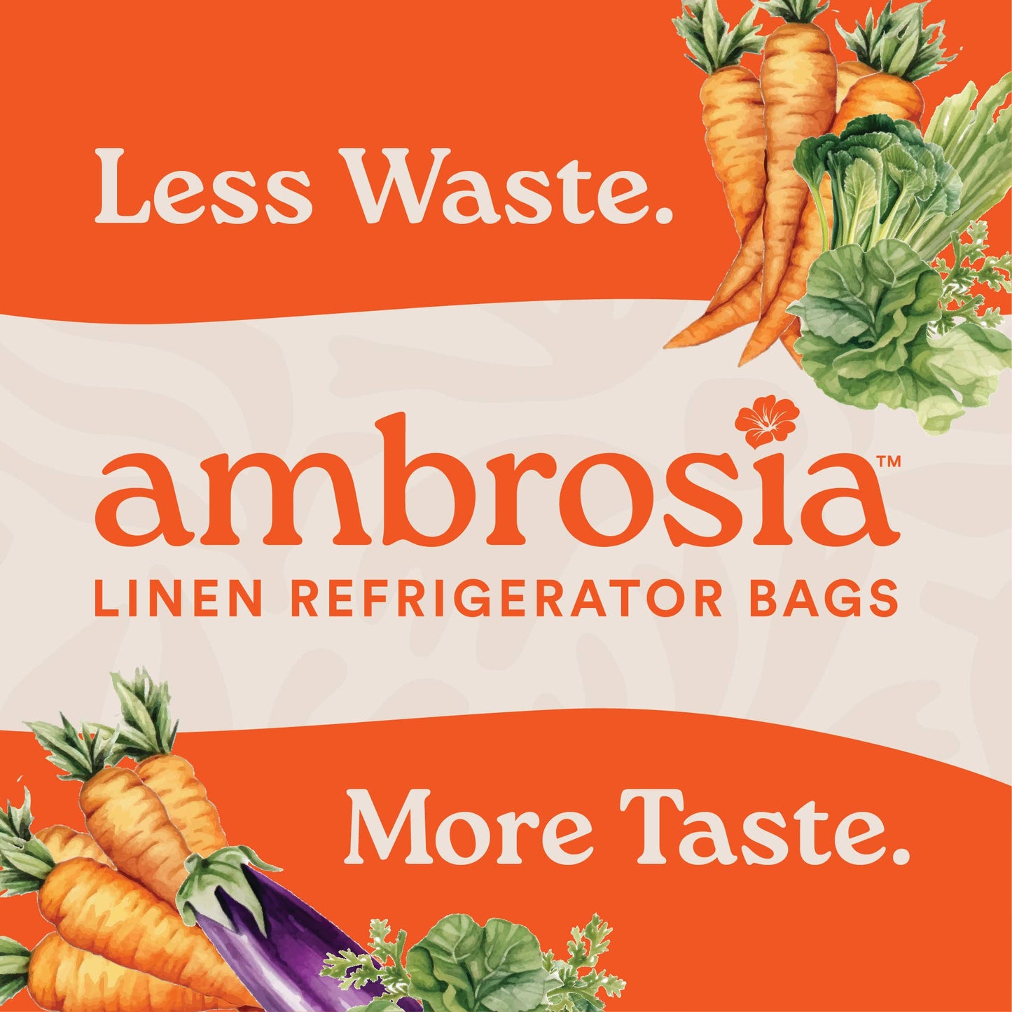 Reusable Linen Bag for Vegetables