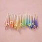 Ombre Beeswax Birthday Candles