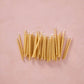 Hand-dipped Beeswax Birthday Candles  Natural