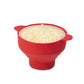 Silicone Microwave Popcorn Maker Red
