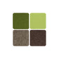 Square Felt Coasters - Sets of 4