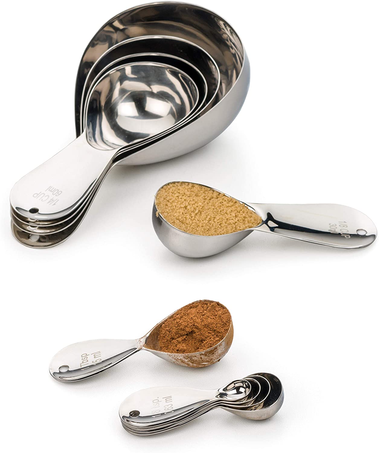 Compact “Oval” Measuring Spoons