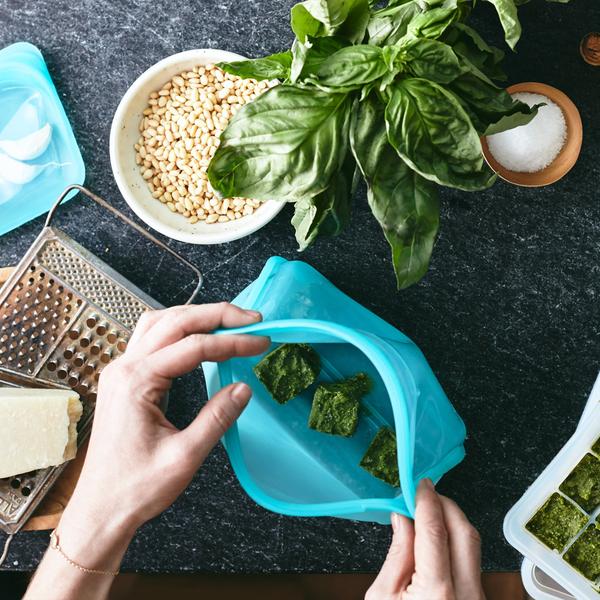Stand Up Reusable Silicone Bag