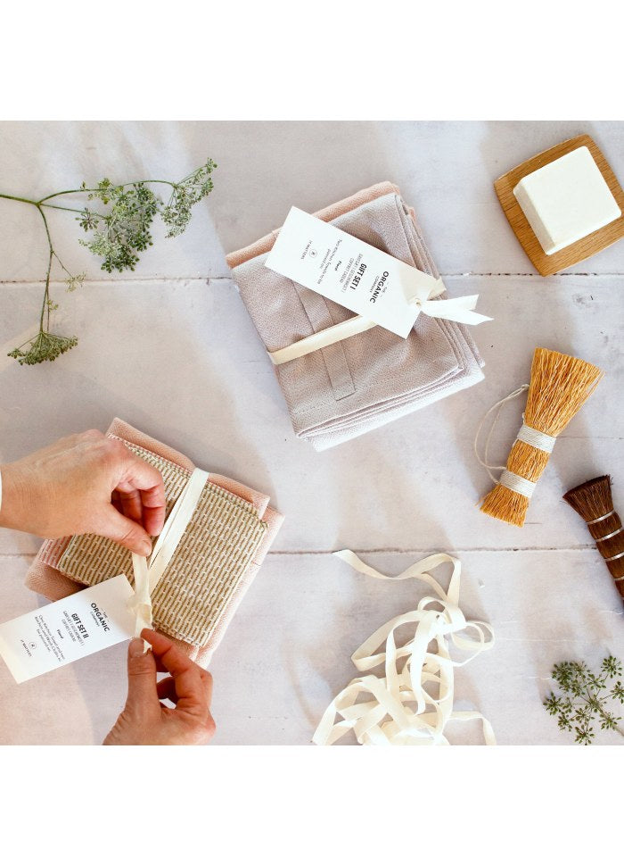 Cotton Kitchen Towel & Wash Cloth Gift Set