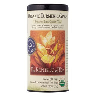 Organic Turmeric Ginger Green Tea